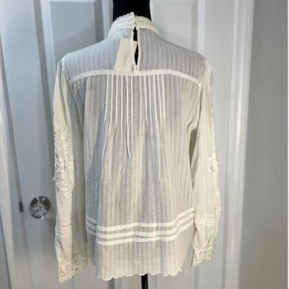 DELICATE DEVOTION TOP in Marsh Mallow (White) from Sundance - Size Small - NWT - Picture 6 of 7